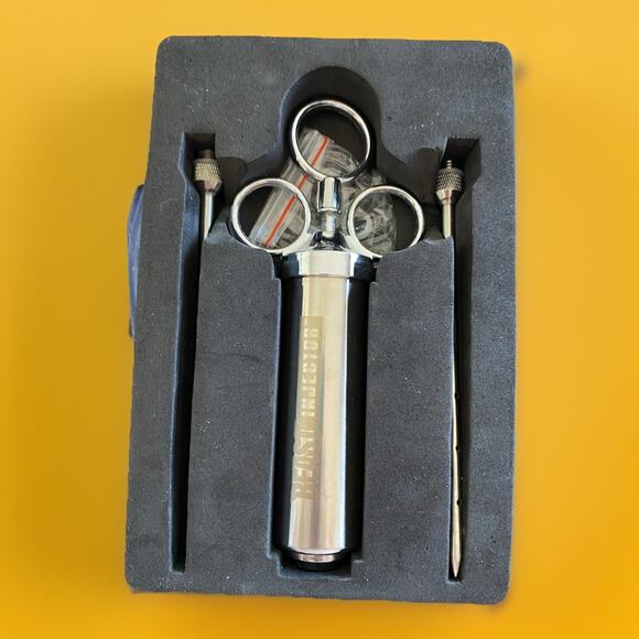 Grill Beast: Beast Injector (2oz Stainless Steel Meat Injector) - Picture 2 of 6